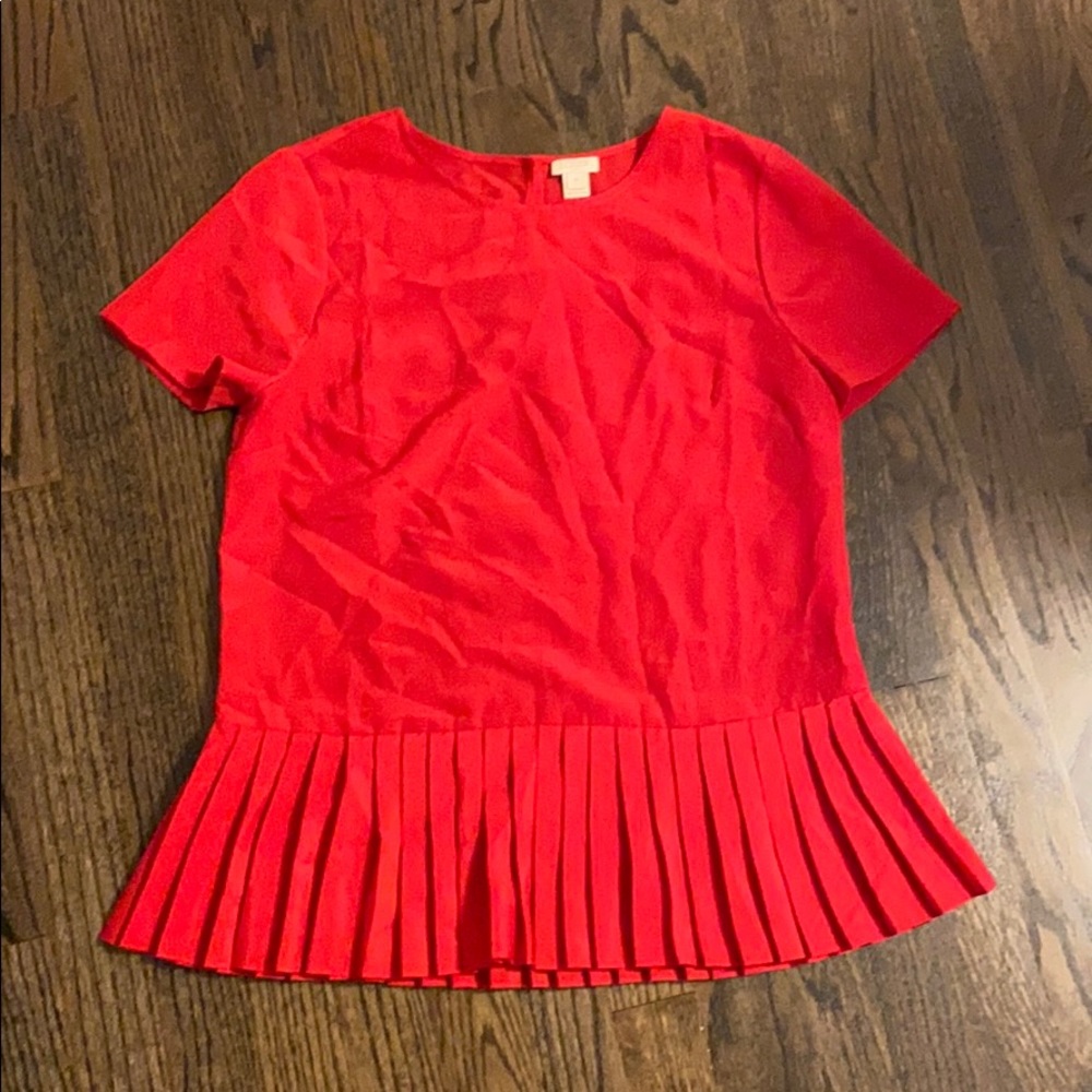 J Crew peplum blouse